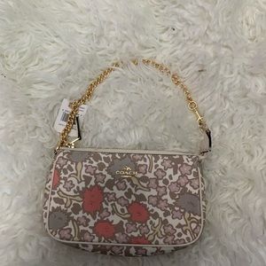 Coach floral print handbag